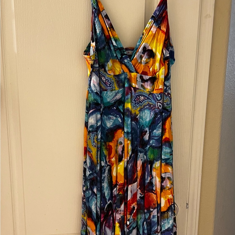 Jams World Colorful Abstract Maxi Dress